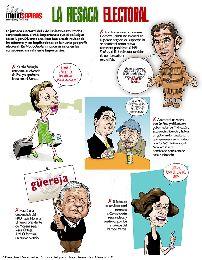 La resaca electoral. Domingo 14 de junio de 2015